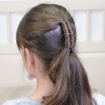 Trenza Oruga Infinity Braid