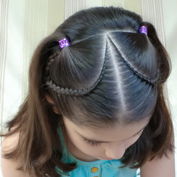 Peinado para niñas pequeñas con dos coletitas  Pequeinados