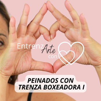 Peinado con trenza boxeadora