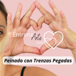 peinado con trenzas pegadas