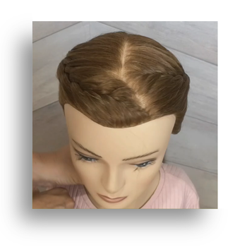 peinado con trenzas para pensar