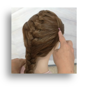 trenza francesa central