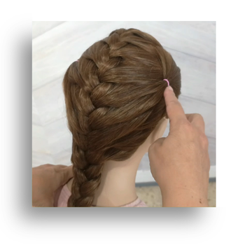 trenza francesa central