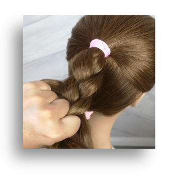 trenza simple de puños